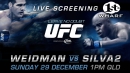 UFC 168 Live Stream on the Big Screen