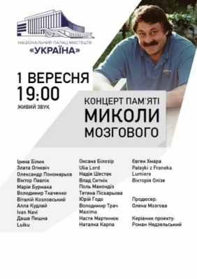 Вечер памяти Н.Мозгового