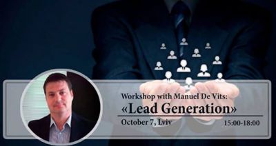 Workshop with Manuel De Vits:"Lead Generation "