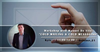 Workshop with Manuel De Vits:"Сold mailing & cold messaging"