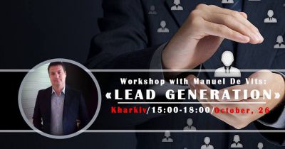 Workshop with Manuel De Vits:"Lead Generation "