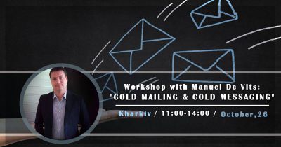 Workshop with Manuel De Vits: "Сold mailing & cold messaging"