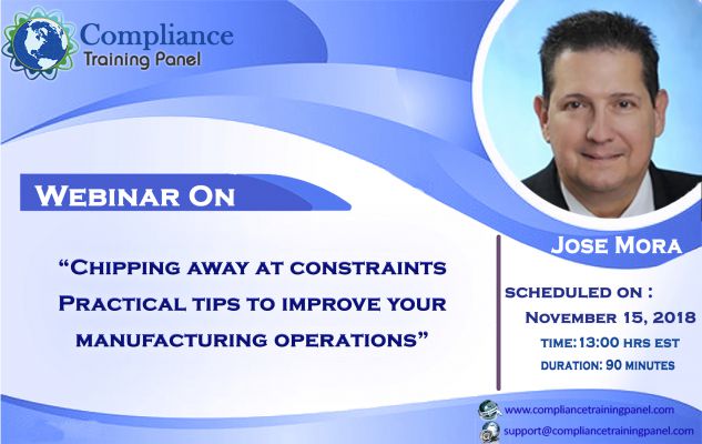 Chipping Away at Constraints – Practical Tips to Improve Your Manufacturing Operations