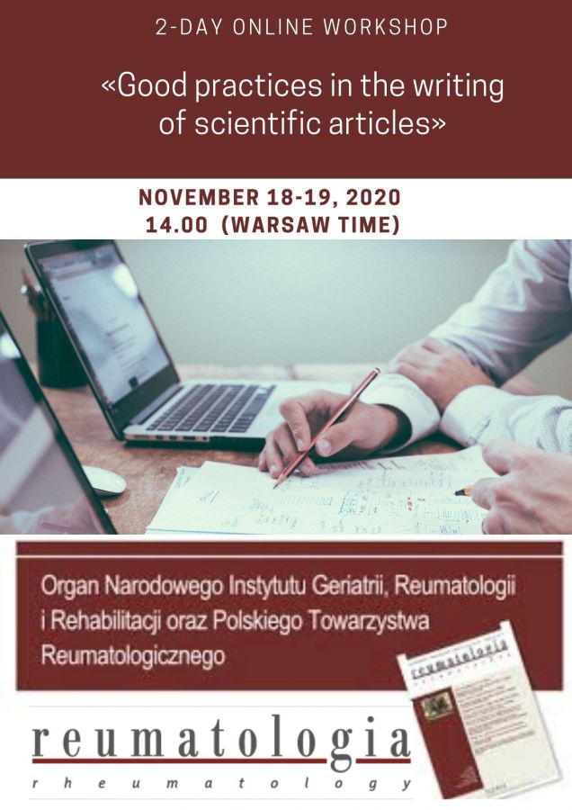 2-day online workshop «Good practices in the writing of scientific articles»