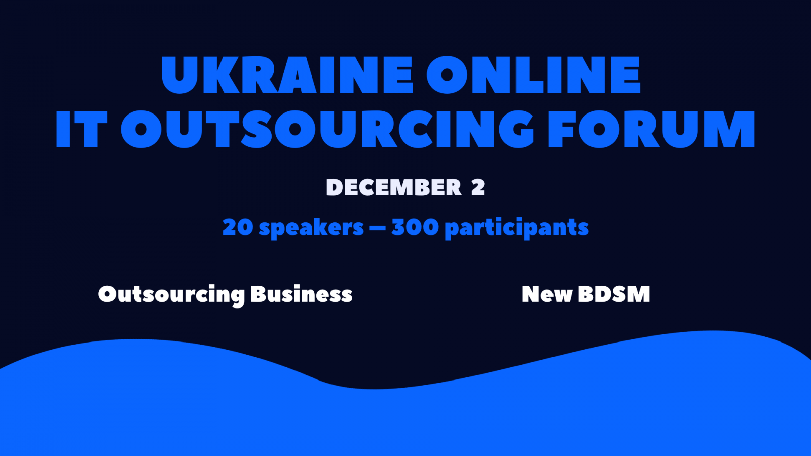 UA Online IT Outsourcing Forum 2023 Winter