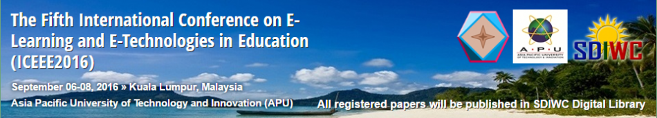 The Fifth International Conference on E-Learning and E-Technologies in Education (ICEEE2016)